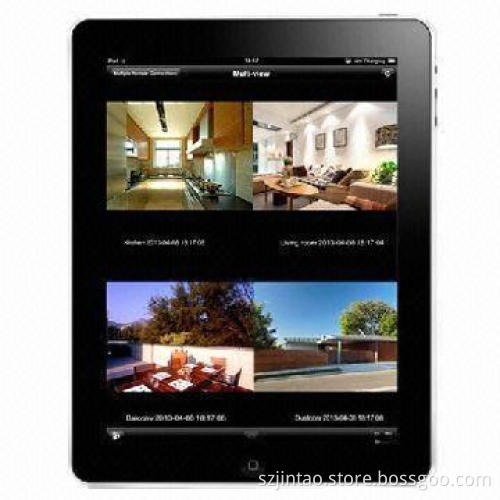 720P HD Mini Wi-Fi camera, supports home network multi-channel cameras view (up to 4 cameras)
